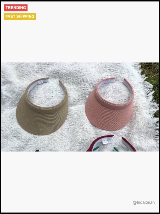 3 Pack Sports Sun Visor Hat with Adjustable Clip On Visors for Outdoor Golf main image 2
